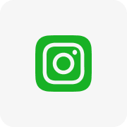 Here's an alt tag for the image: Green Instagram logo